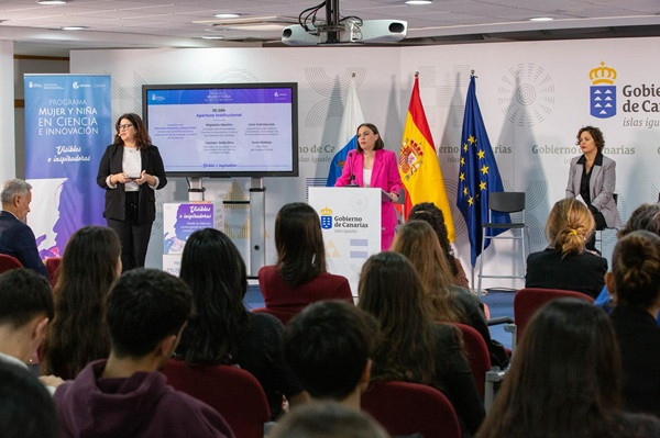 Canarias refuerza su compromiso con las mujeres y las niñas en la ciencia y en la innovación