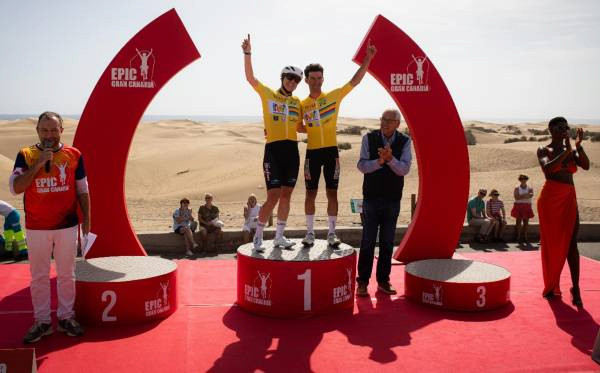 Mikel Demiri y Michela Santini marcan el pulso en la primera etapa de la EPIC Gran Canaria