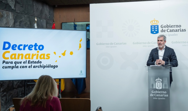 El Gobierno eleva el Decreto Canarias al Parlamento para abrir cuanto antes la negociación con el Estado