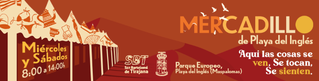 San Bartolomé de Tirajana impulsa el mercadillo de Playa del Inglés con la campaña “Un mercadillo que no se desliza con el dedo”