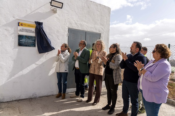 El depósito de agua Manuel de los Reyes abastecerá a 2.340 familias en la zona alta de Sardina del Sur