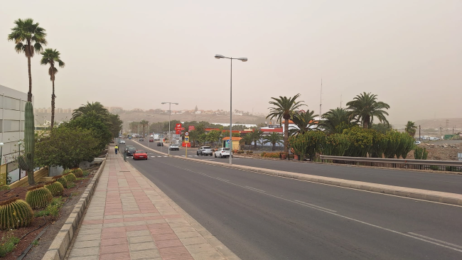 La AEMET prevé más calima, subida de temperaturas y viento moderado en el sur y sureste de Gran Canaria