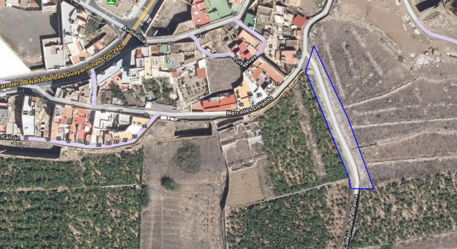 Corte temporal al tráfico en el Barranco de Gáldar por obras en el callejón de La Palma