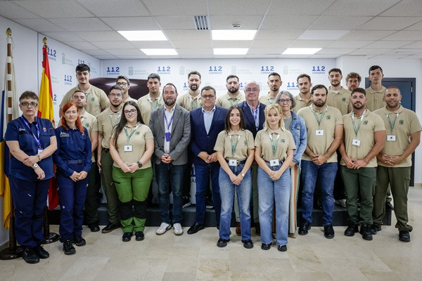 El Gobierno fortalece el sistema canario de Protección Civil con la incorporación de 22 profesionales especializados