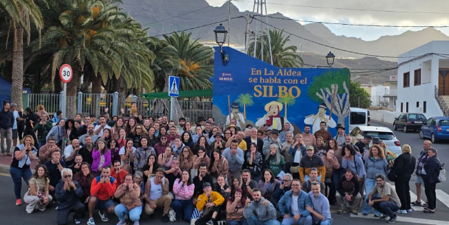 La Aldea de San Nicolás acoge el XII Encuentro con el Lenguaje Silbado para poner en valor y difundir esta tradición