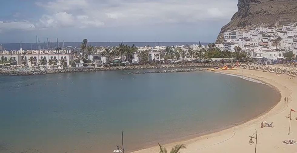 Playa de Mogán cerrada al baño 30 de junio 2022