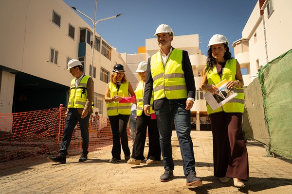La rehabilitación del Residencial Santa Águeda alcanza el 83% de ejecución y concluirá en octubre