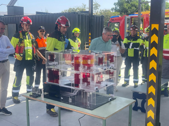 San Bartolomé de Tirajana estrena el primer campo de prácticas con fuego real para bomberos de Canarias