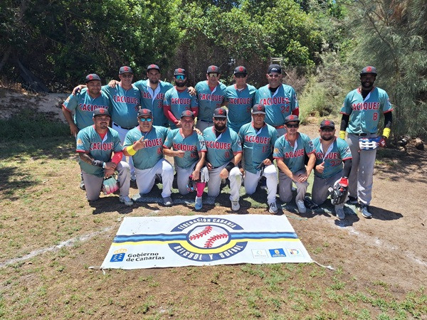 Caciques campeón de Liga de Softbol Chata en Las Burras, San Bartolomé de Tirajana