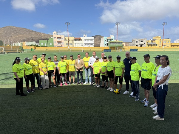 Gáldar acoge el proyecto ‘Al Golpito’ para promover el envejecimiento activo a través del fútbol