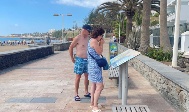 El Consorcio Maspalomas Gran Canaria instala una red de mapas turísticos para mejorar la orientación de visitantes y residentes