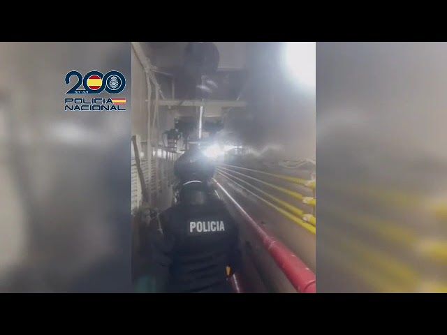 El GEO intercepta un mercante con 6.500 kilos de cocaína a 600 millas de Canarias