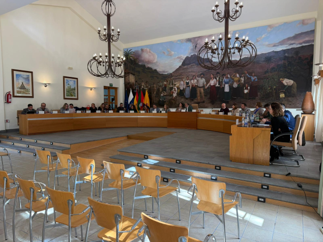 El pleno municipal de Santa Lucía reitera su compromiso en la lucha contra la violencia machista